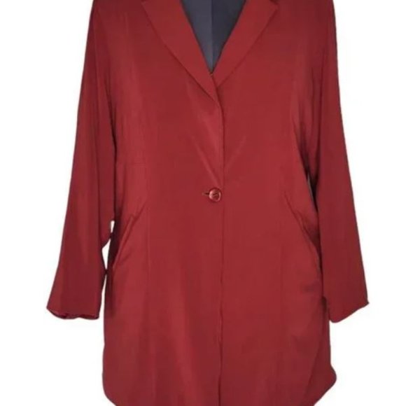 Long Red Blazer/Jacket - Picture 7 of 7